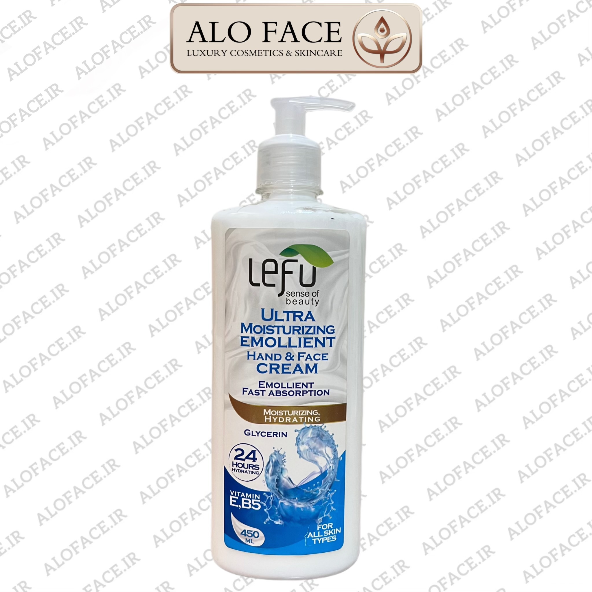 کرم مرطوب کننده سافت لفو حاوی روغن آفتابگردان 450 میلی لیتر