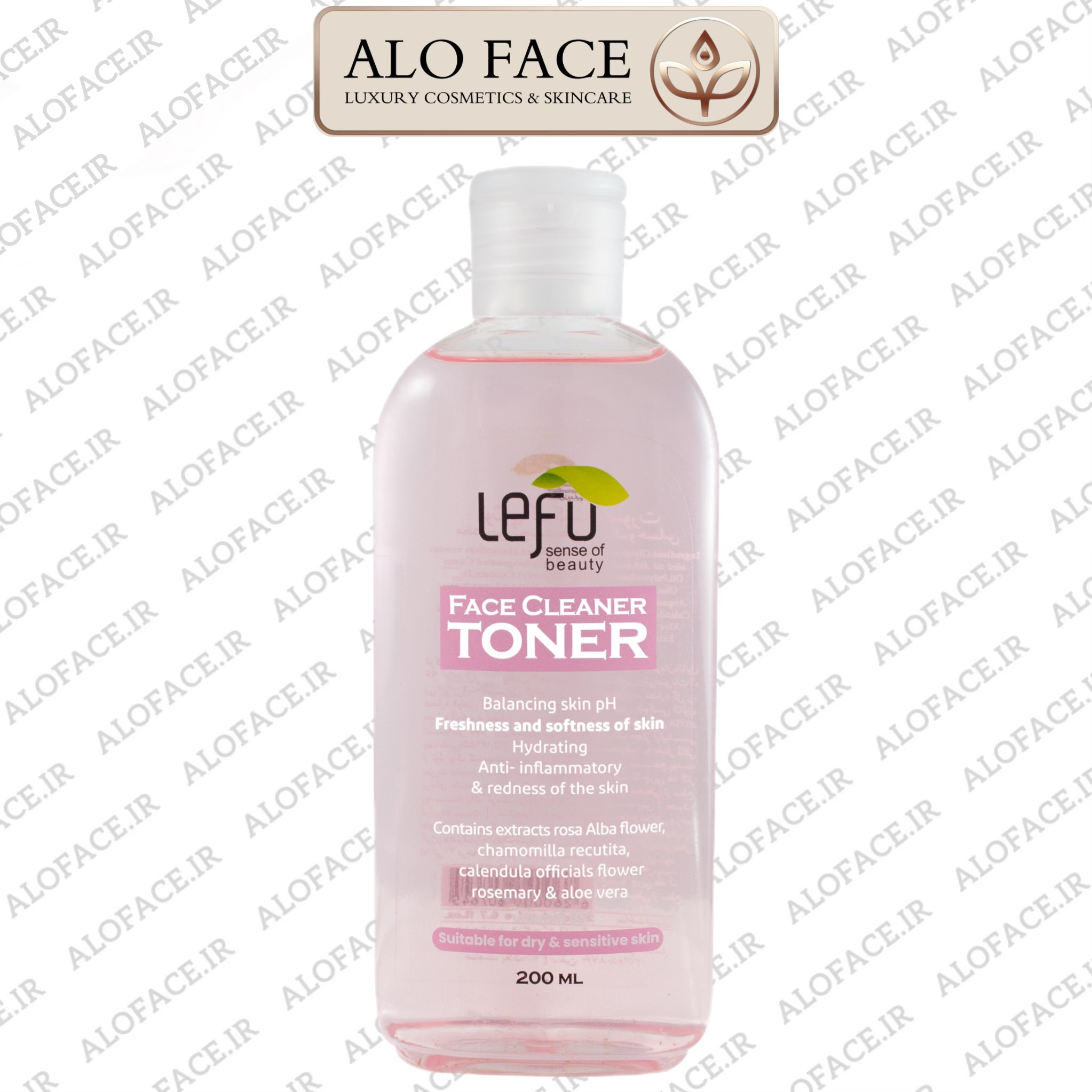 تونر لفو مخصوص پوست خشک و حساس 200میلی لیتر