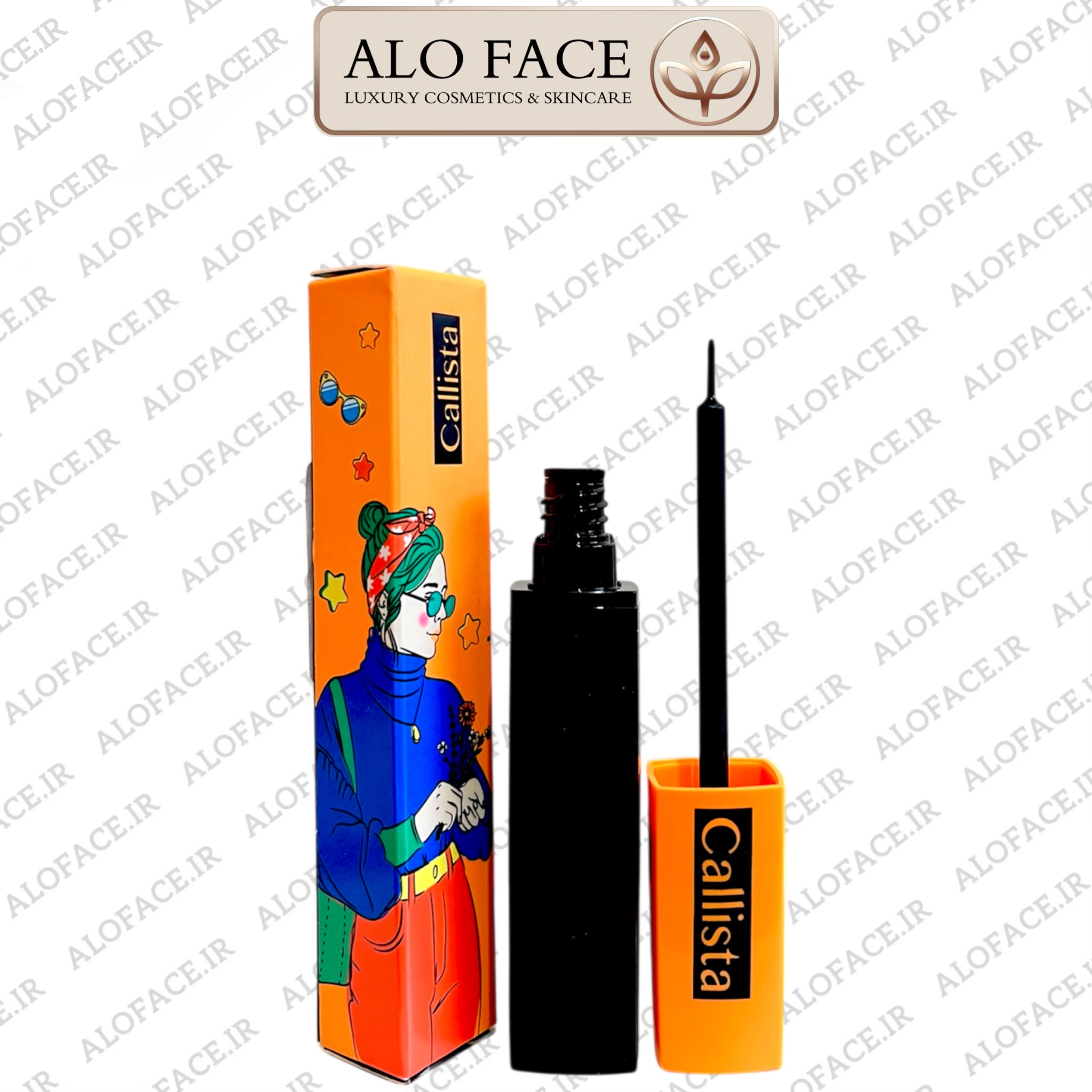 خط چشم نارنجی موئی کالیستا Callista