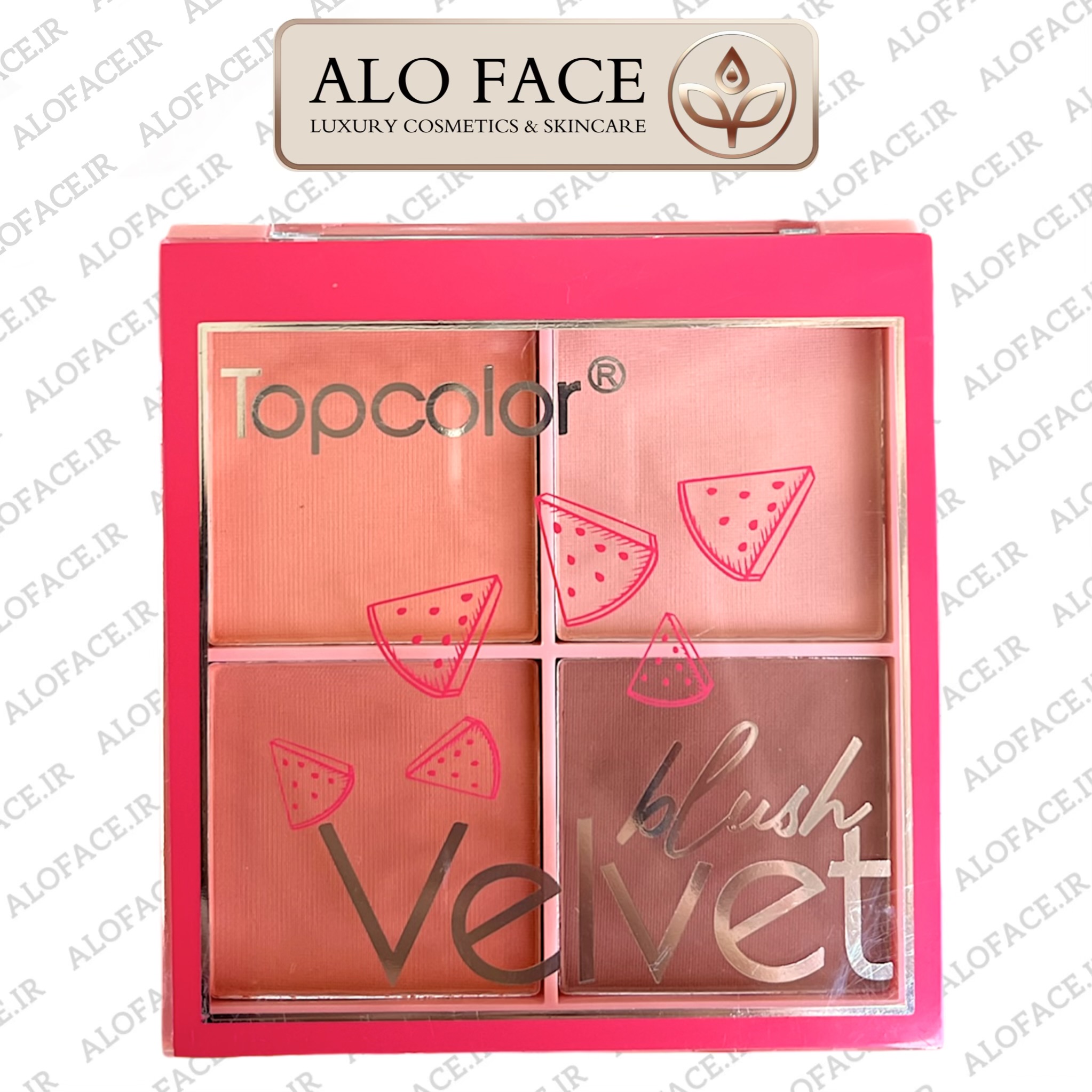 پالت رژگونه 4 رنگ تاپ